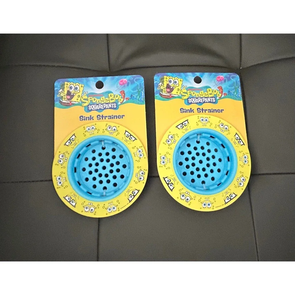 SpongeBob SquarePants Kitchen Set 2 Sink Strainers and 1 Oven Mitt Nickelodeon